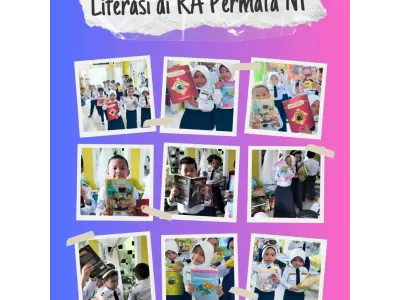 Kegiatan Literasi di RA Permata Nurul Firdaus
